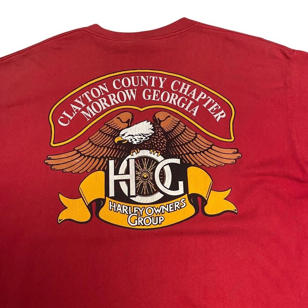 Vintage Red Harley-Davidson HOG Georgia T-Shirt